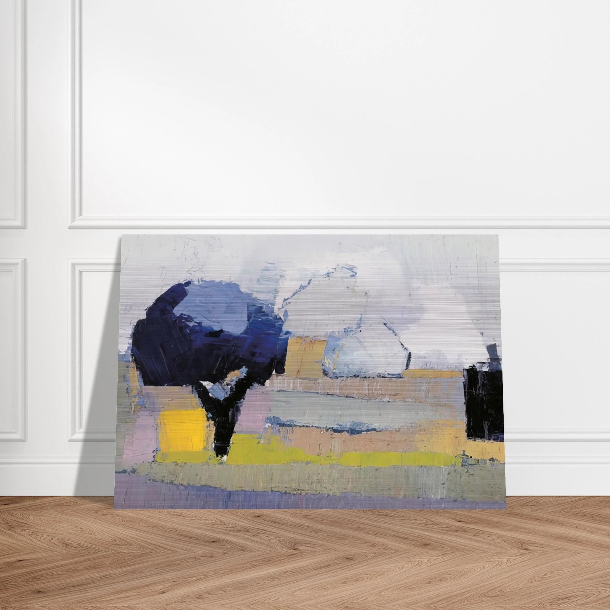 Paysage de Provence - Art Informel - Nicolas de Stael Brushed Aluminum Print - 70x100 cm / 28x40 inches | Nicolas de Stael Aluminum Print | Nicolas de Stael Prints