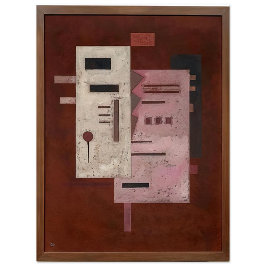 Wassily Kandinsky - SOFT ROUGHNESS 1933  75x100 cm / 30x40inches Fine Art Poster