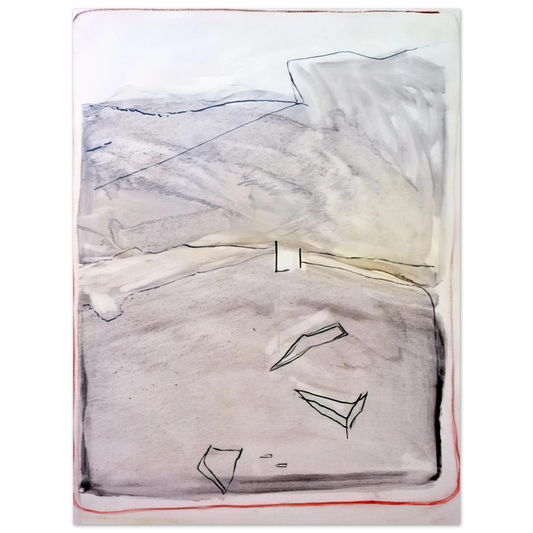 Raoul De Keyser - Wait - 2006  75x100 cm / 30x40inches Fine Art Poster