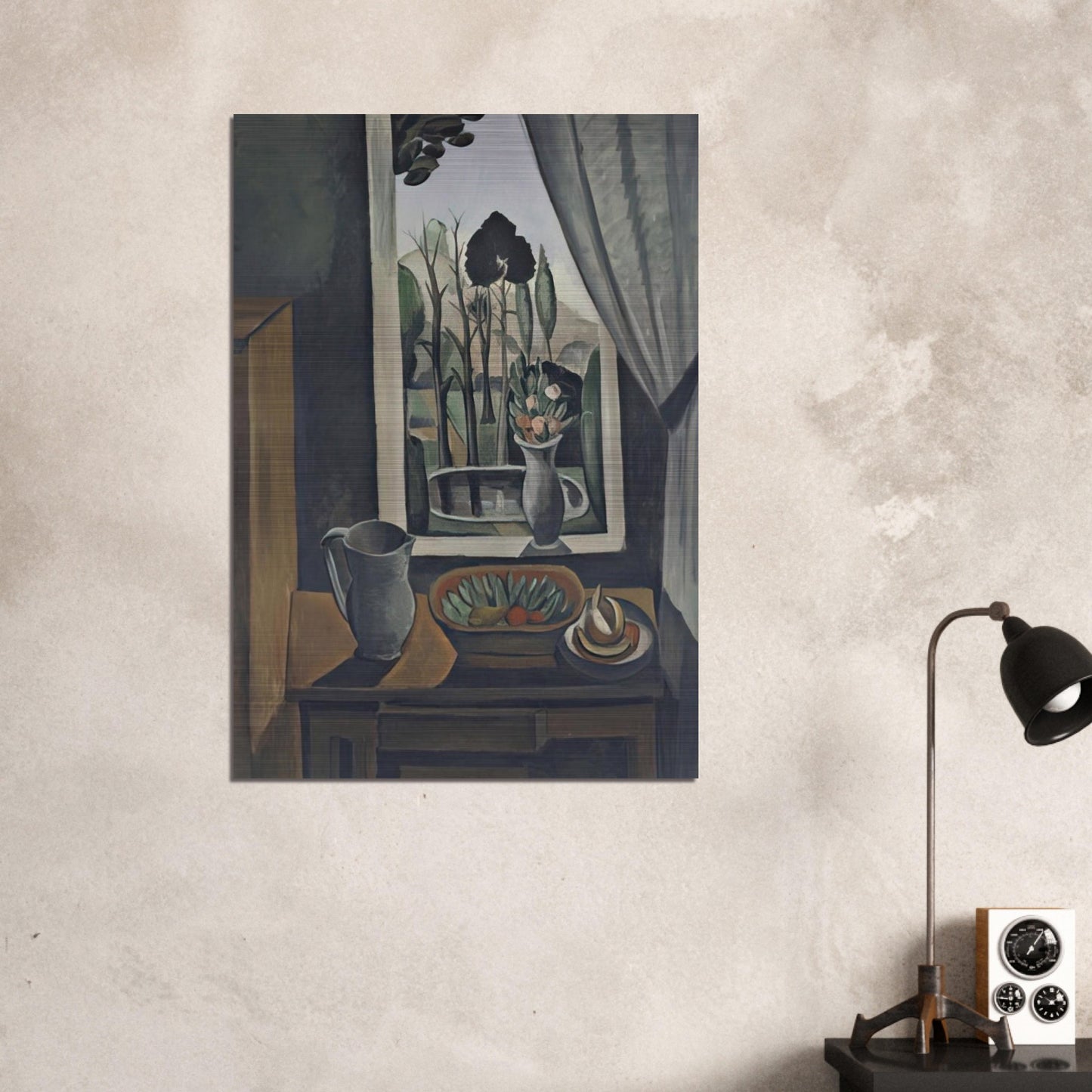 WINDOW AT VERS 1912 - Andre Derain Brushed Aluminum Print - 70x100 cm / 28x40 inches | Andre Derain Aluminum Print | Andre Derain Prints