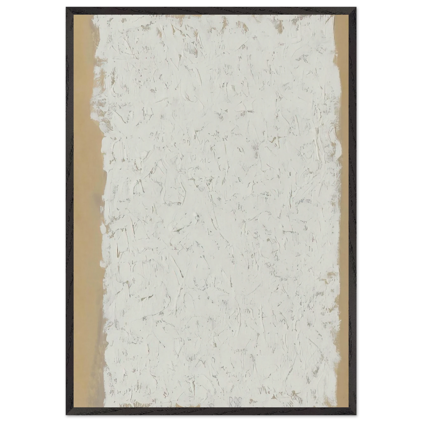 Enter - Robert Ryman 70x100 cm / 28x40 inches Framed Art Print – Black Wooden Frame