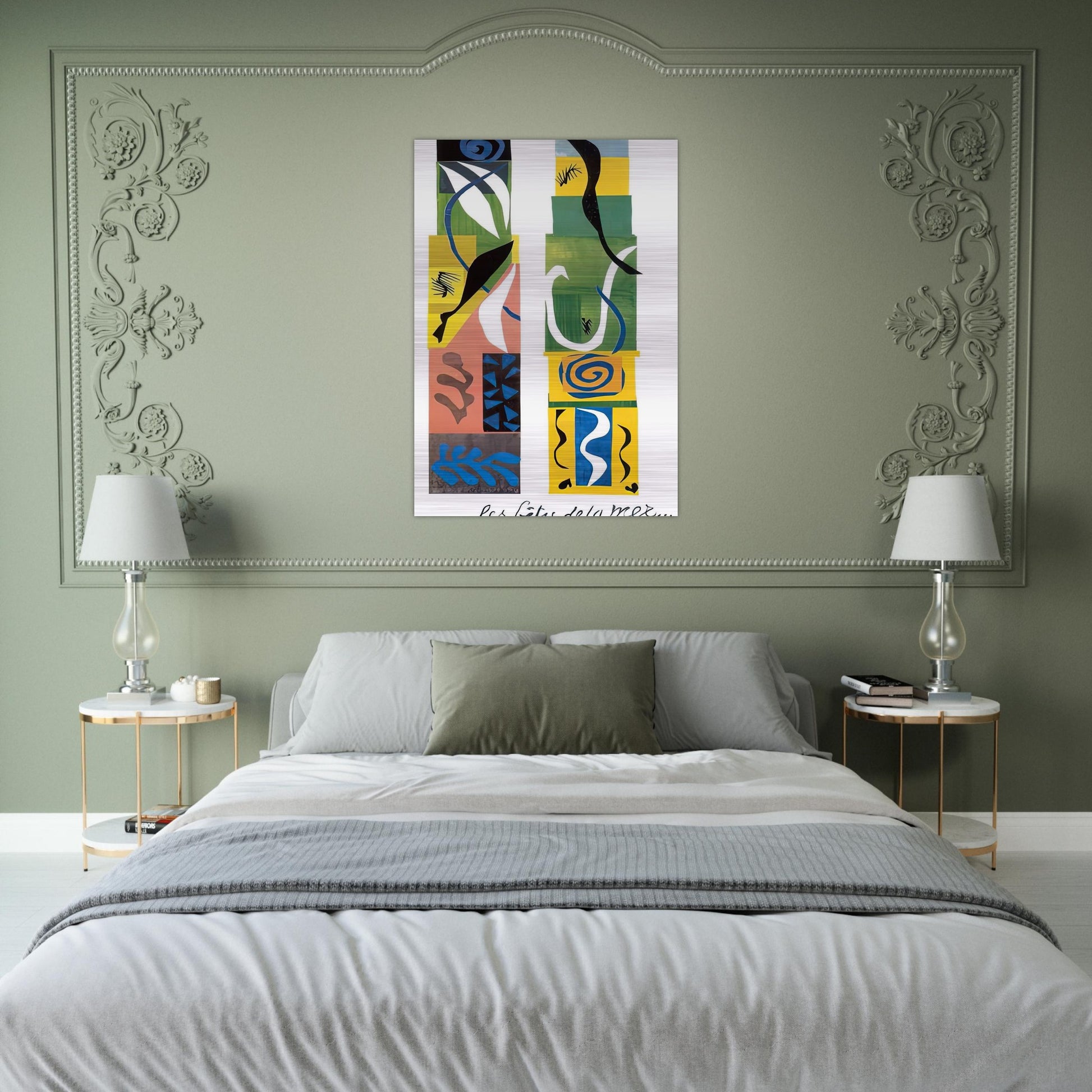 THE BEASTS OF THE SEA 1950 - Henri Matisse Brushed Aluminum Print - 70x100 cm / 28x40 inches | Henri Matisse Aluminum Print | Henri Matisse Prints
