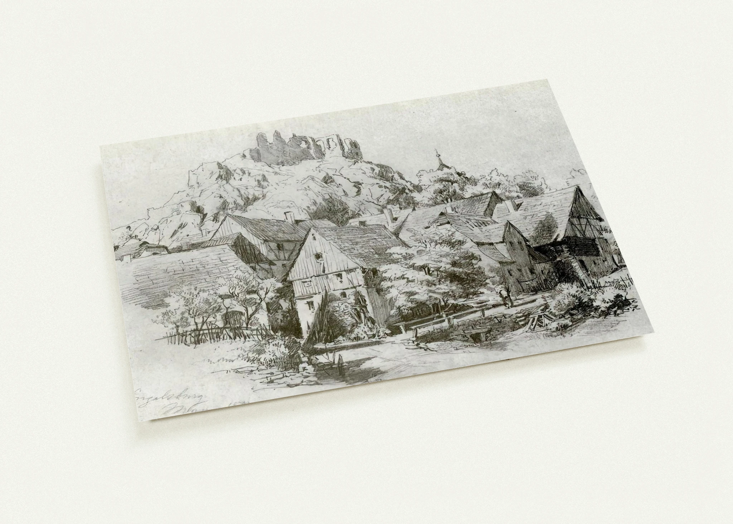 Engelsburg By John Singer Sargent Pack of 10 Post Cards | John Singer Sargent Post Cards | A6 (10.5 x 14.8 cm) - 4.1 x 5.8 inches