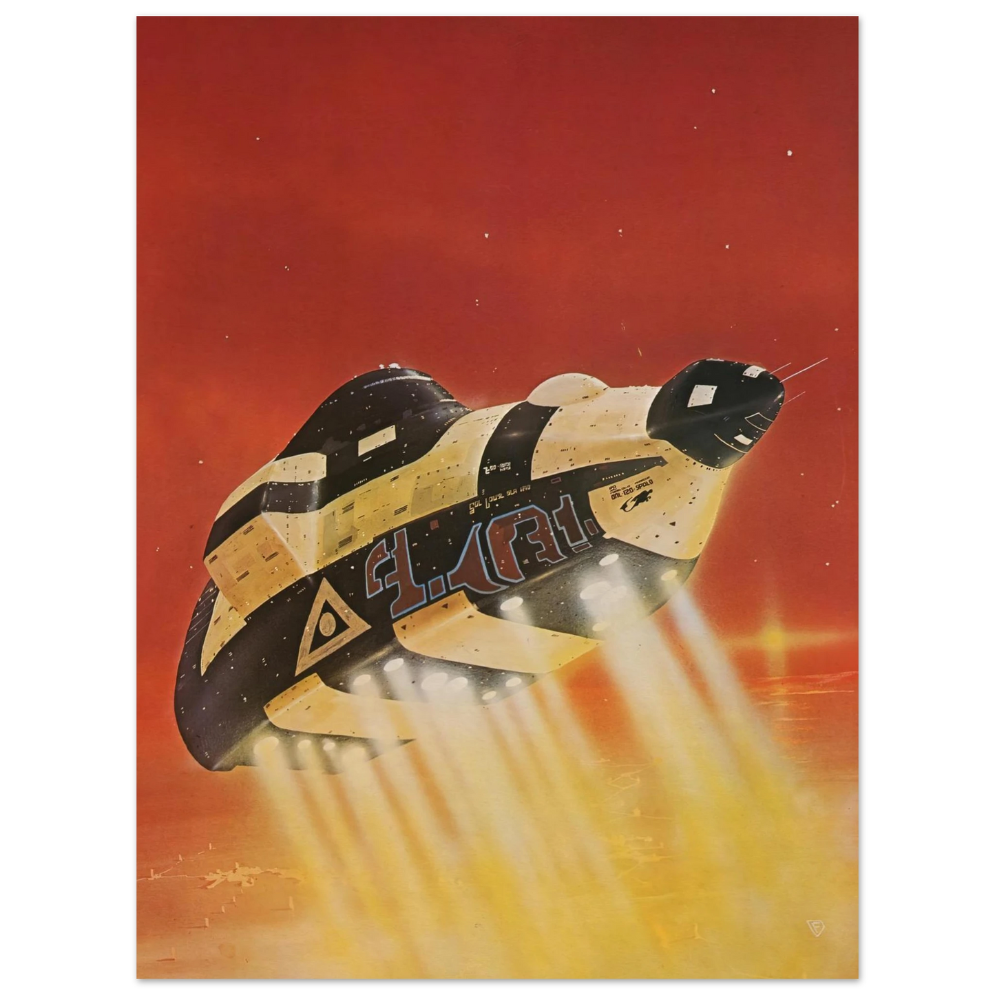 Chris Foss - Chris Foss  75x100 cm / 30x40inches Fine Art Poster