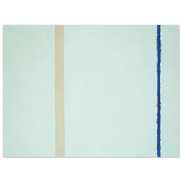 Barnett Newman - White Fire I  75x100 cm / 30x40inches Fine Art Poster