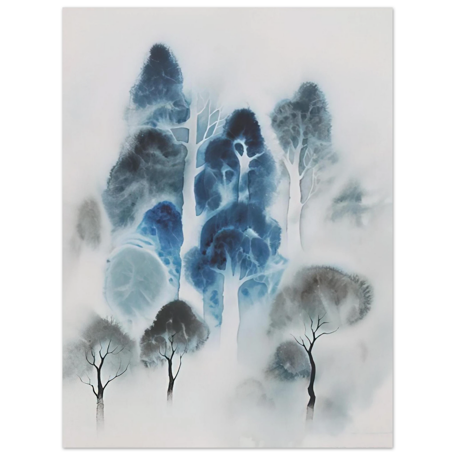 Eyvind Earle - Woodland  75x100 cm / 30x40inches Fine Art Poster