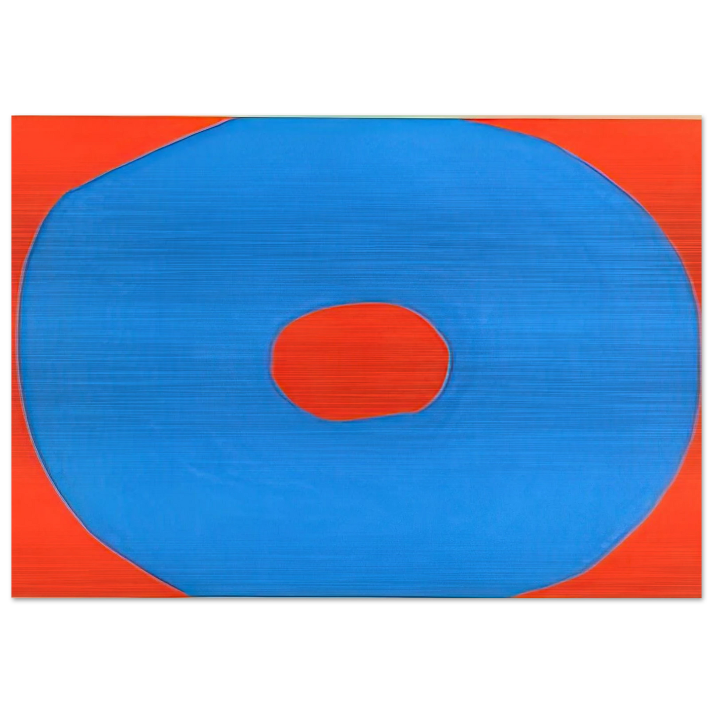 Circle - 1971 - Jiro Yoshihara Brushed Aluminum Print - 70x100 cm / 28x40 inches | Jiro Yoshihara Aluminum Print | Jiro Yoshihara Prints