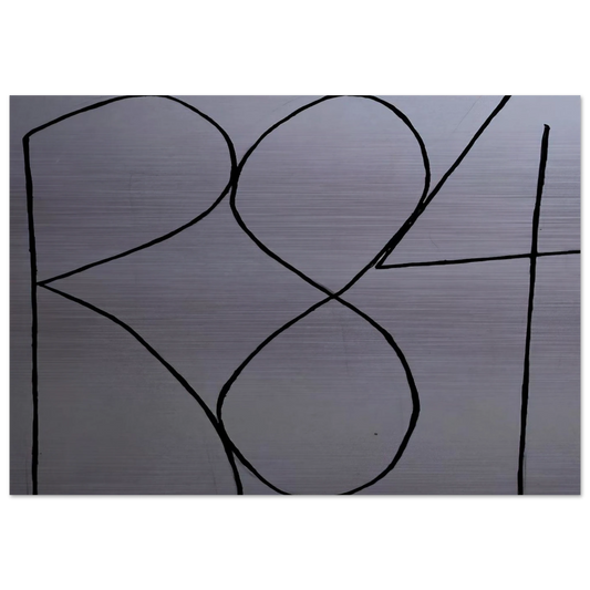 Spectrum I - Robert Ryman Brushed Aluminum Print - 70x100 cm / 28x40 inches | Robert Ryman Aluminum Print | Robert Ryman Prints