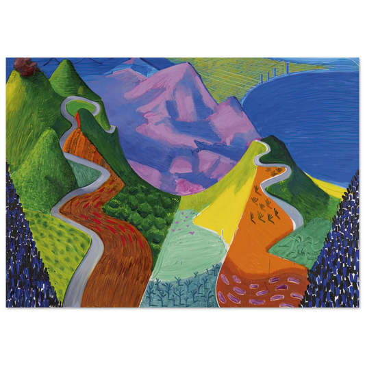 David Hockney - David Hockney Wall art - 13x18 cm / 5x7 inches - Fine Art Poster-canvas - -