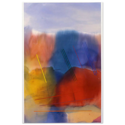 Free Spirit - 1991 - Ronnie Landfield Art Prints - 100x150 cm / 40x60″ inches | Ronnie Landfield Poster | Ronnie Landfield Prints
