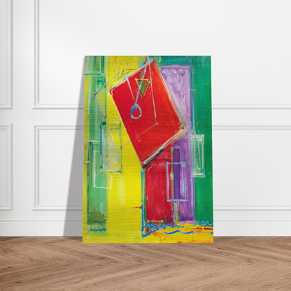 Untitled - Hans Hofmann Brushed Aluminum Print - 70x100 cm / 28x40 inches | Hans Hofmann Aluminum Print | Hans Hofmann Prints