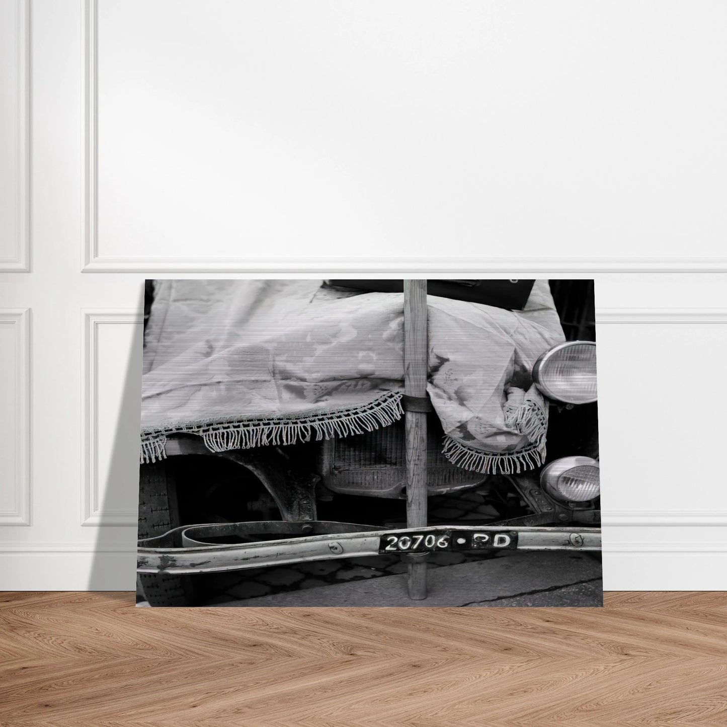 ROME FLEA MARKET V 1952 - Robert Rauschenberg Brushed Aluminum Print - 70x100 cm / 28x40 inches | Robert Rauschenberg Aluminum Print | Robert Rauschenberg Prints