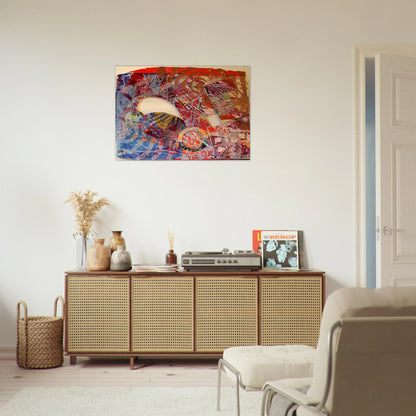 Manet III - Sam Gilliam Brushed Aluminum Print - 70x100 cm / 28x40 inches | Sam Gilliam Aluminum Print | Sam Gilliam Prints
