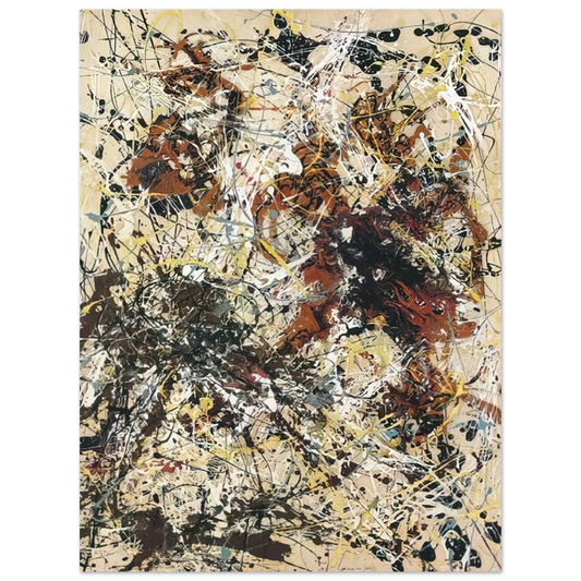 Jackson Pollock - NUMBER 12 1949  75x100 cm / 30x40inches Fine Art Poster