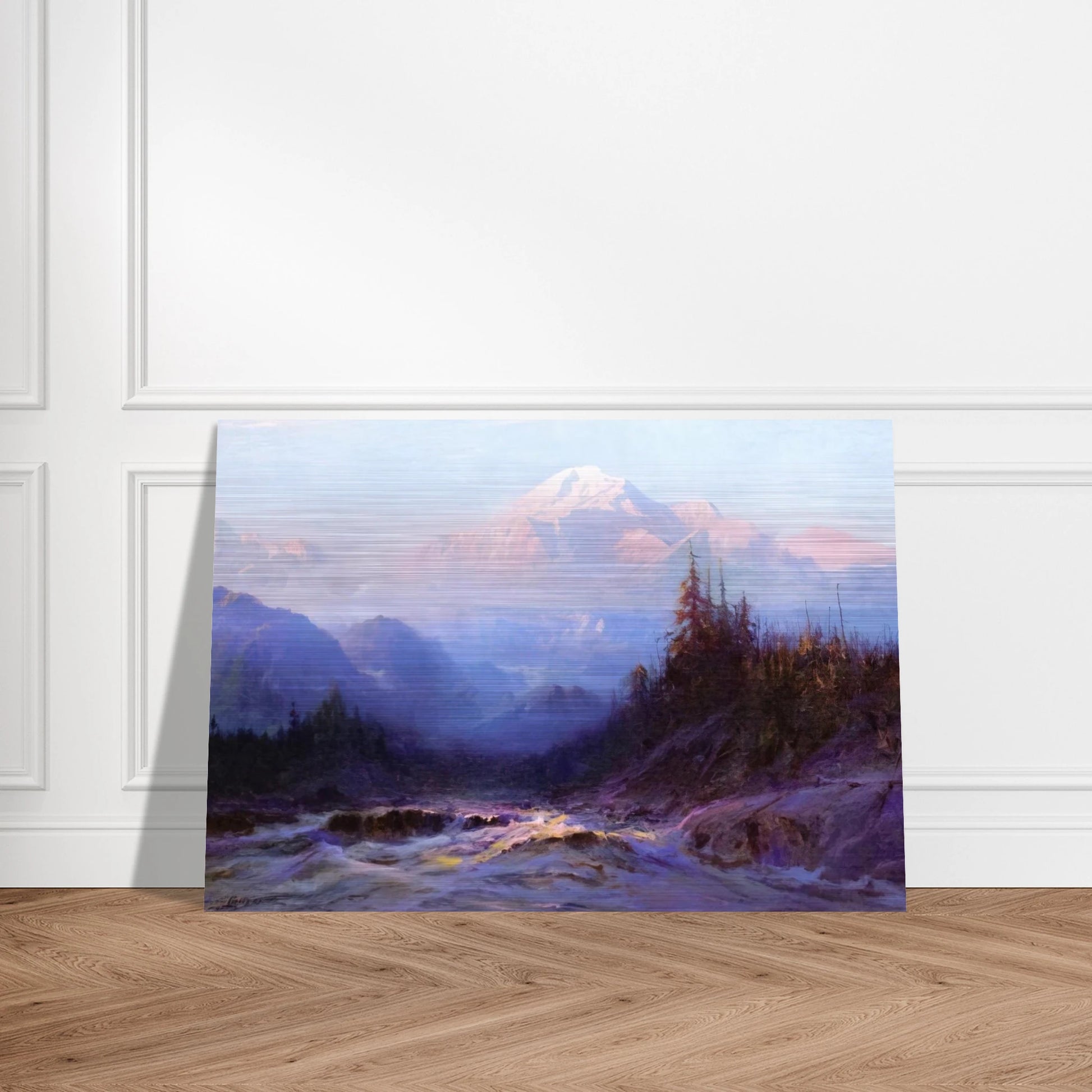 Mount McKinley - 1925 - Sydney Laurence Brushed Aluminum Print - 70x100 cm / 28x40 inches | Sydney Laurence Aluminum Print | Sydney Laurence Prints