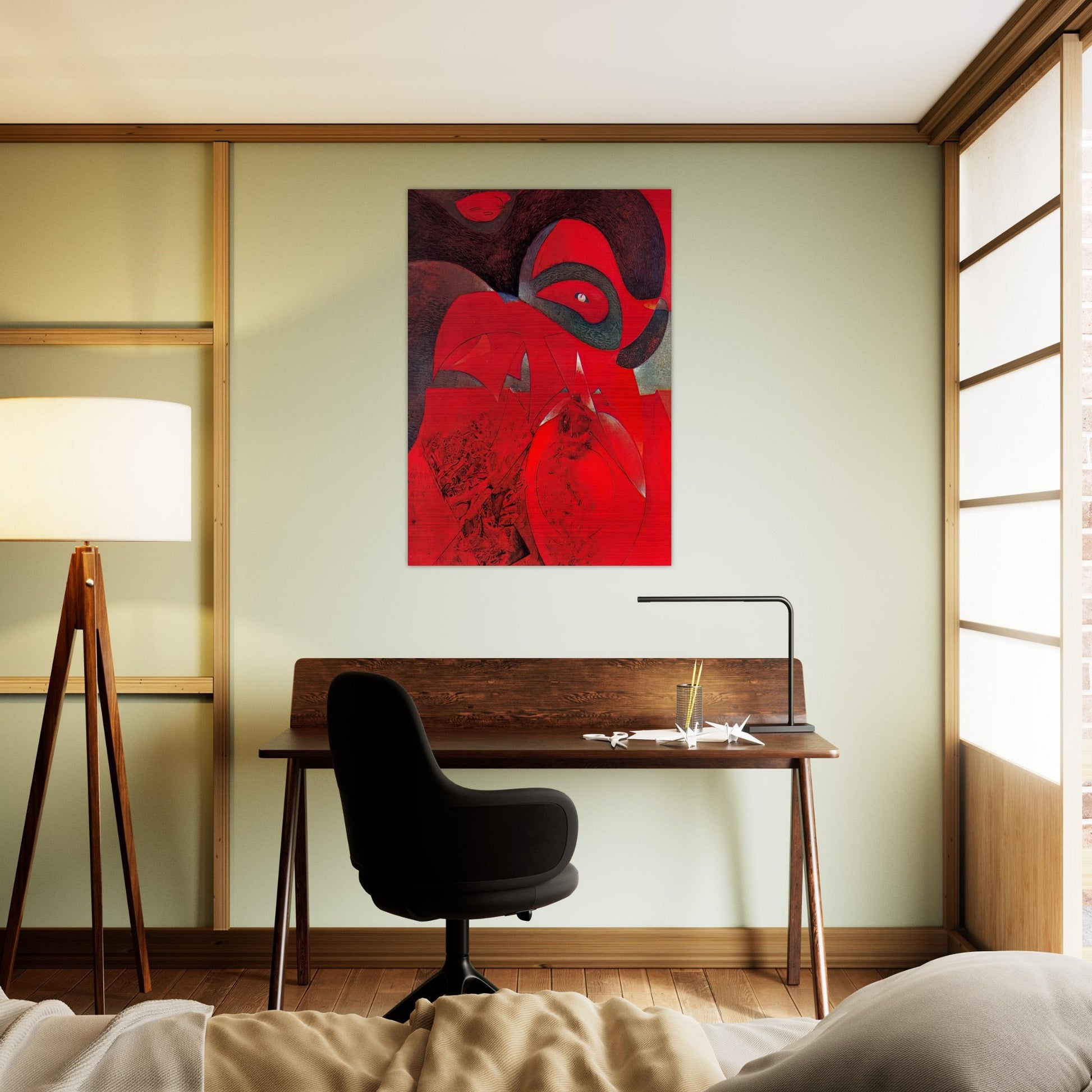 Compendium of the History of the Universe - Max Ernst Brushed Aluminum Print - 70x100 cm / 28x40 inches | Max Ernst Aluminum Print | Max Ernst Prints