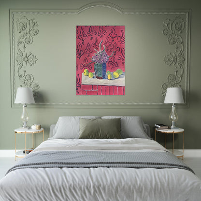 STILL LIFE WITH LEMONS 1943 - Henri Matisse Brushed Aluminum Print - 70x100 cm / 28x40 inches | Henri Matisse Aluminum Print | Henri Matisse Prints