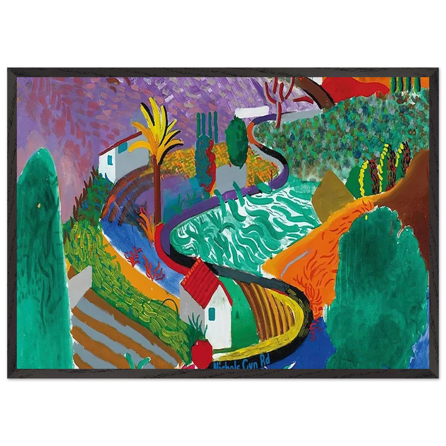 David Hockney - David Hockney Wall art - 45x60 cm / 18x24 inches - Fine Art Poster-canvas - -