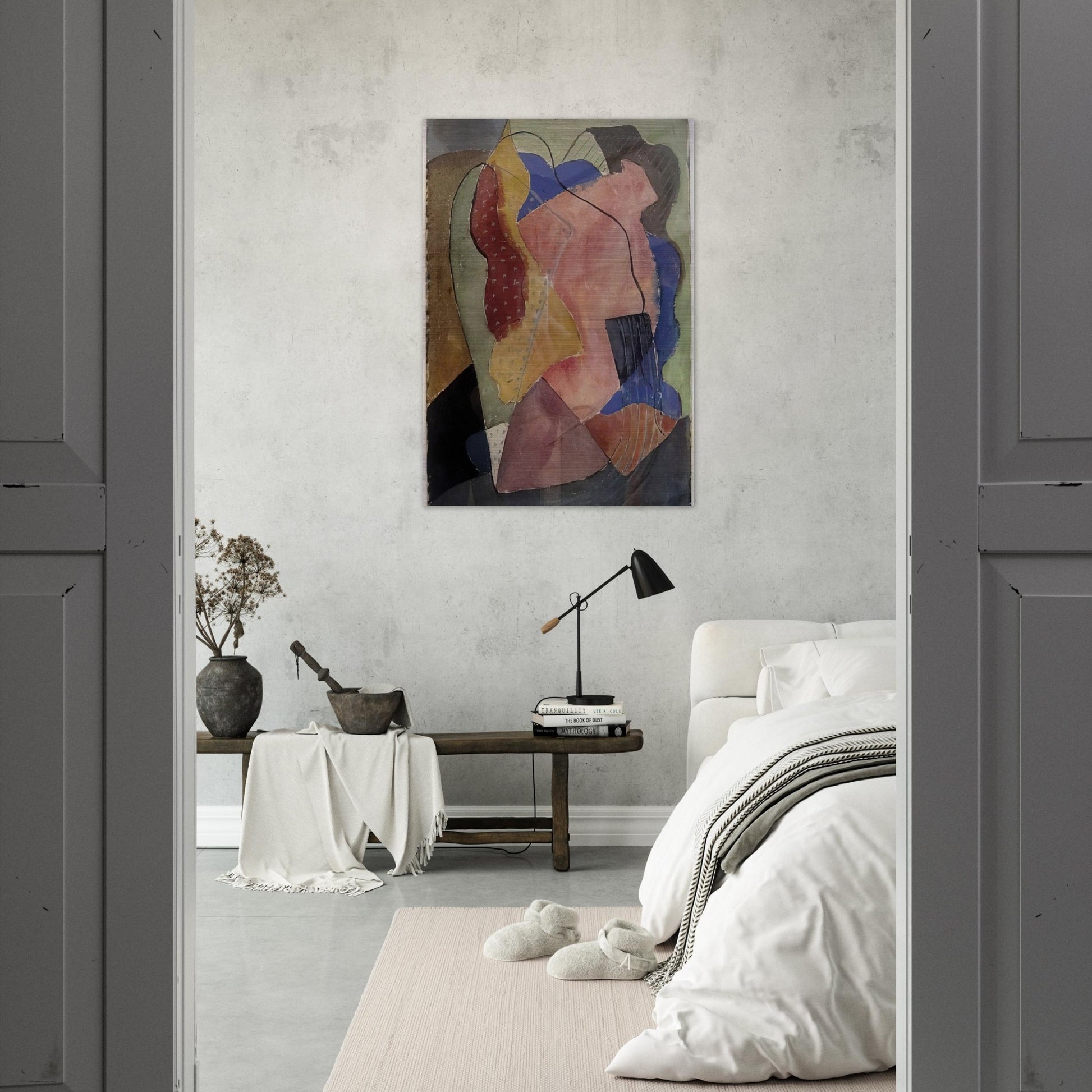St. Tropez Abstract - 1929 - John Ferren Brushed Aluminum Print - 70x100 cm / 28x40 inches | John Ferren Aluminum Print | John Ferren Prints