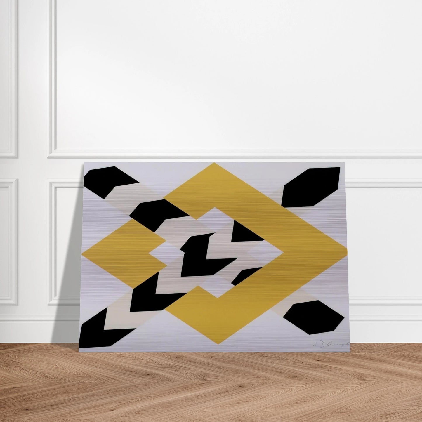 Constellation - 1971 - Allan D Arcangelo Brushed Aluminum Print - 70x100 cm / 28x40 inches | Allan D Arcangelo Aluminum Print | Allan D Arcangelo Prints