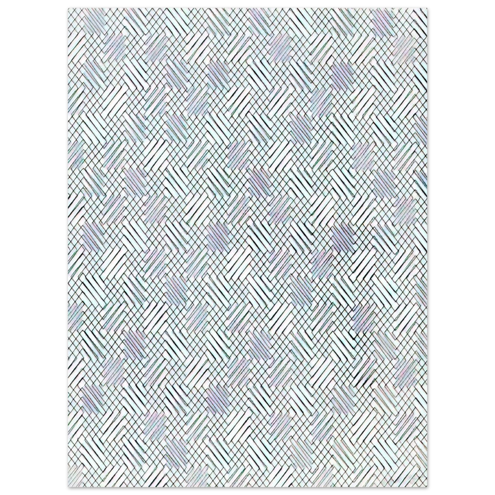 Francois Morellet - Untitled Diagonals - 1970  75x100 cm / 30x40inches Fine Art Poster