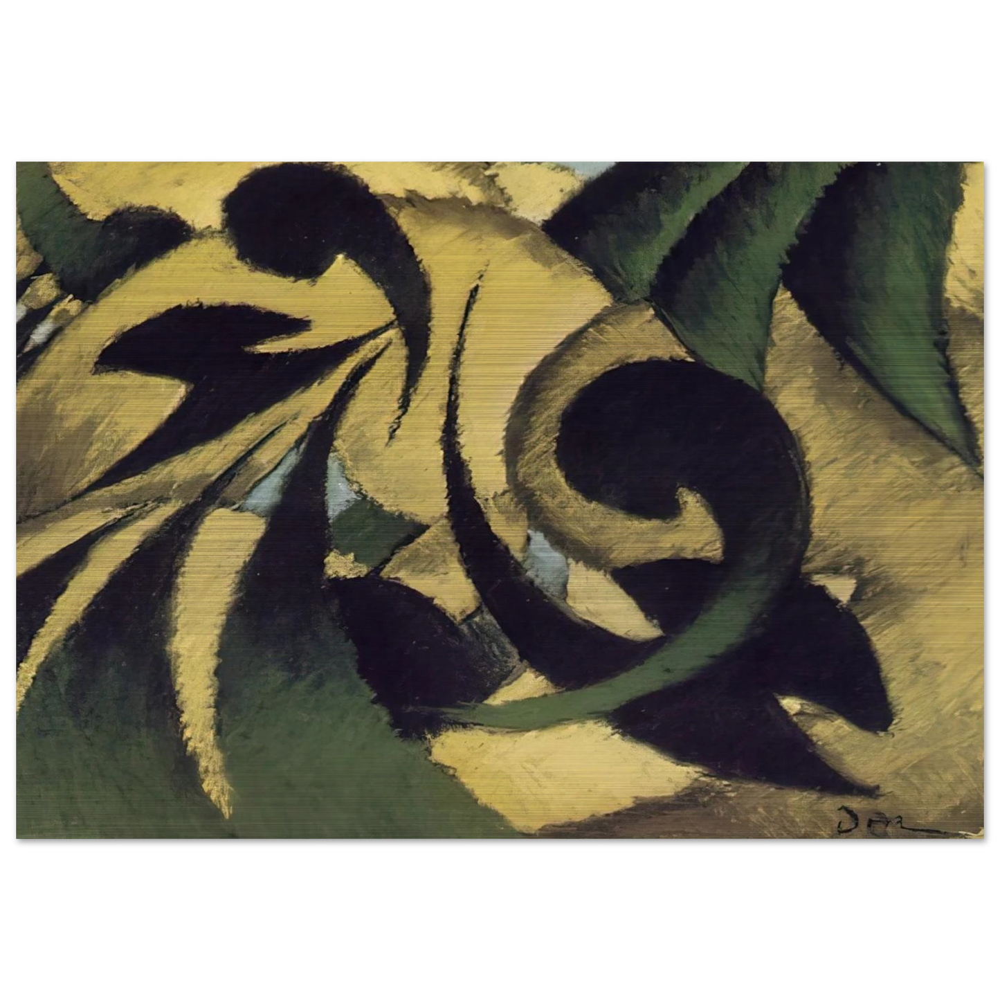 Nature Symbolized - 1911 - Arthur Dove Brushed Aluminum Print - 70x100 cm / 28x40 inches | Arthur Dove Aluminum Print | Arthur Dove Prints