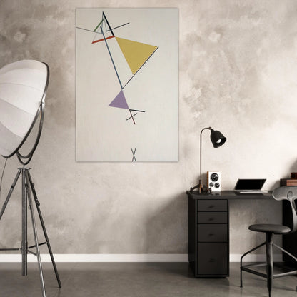 Desarrollo del triángulo - 1951 - Tomas Maldonado Art Prints - 100x150 cm / 40x60″ inches | Tomas Maldonado Poster | Tomas Maldonado Prints