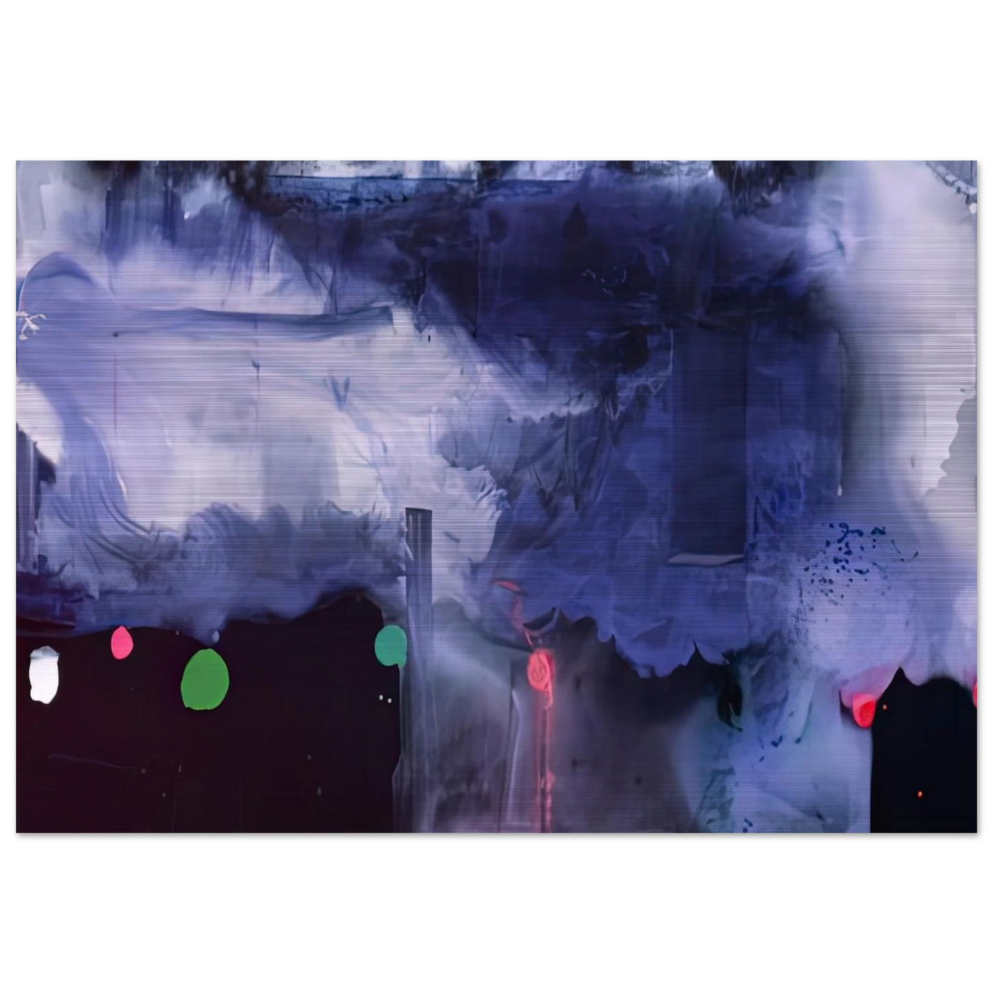 Star Gazing, 1989- - Helen Frankenthaler Brushed Aluminum Print - 70x100 cm / 28x40 inches | Helen Frankenthaler Aluminum Print | Helen Frankenthaler Prints