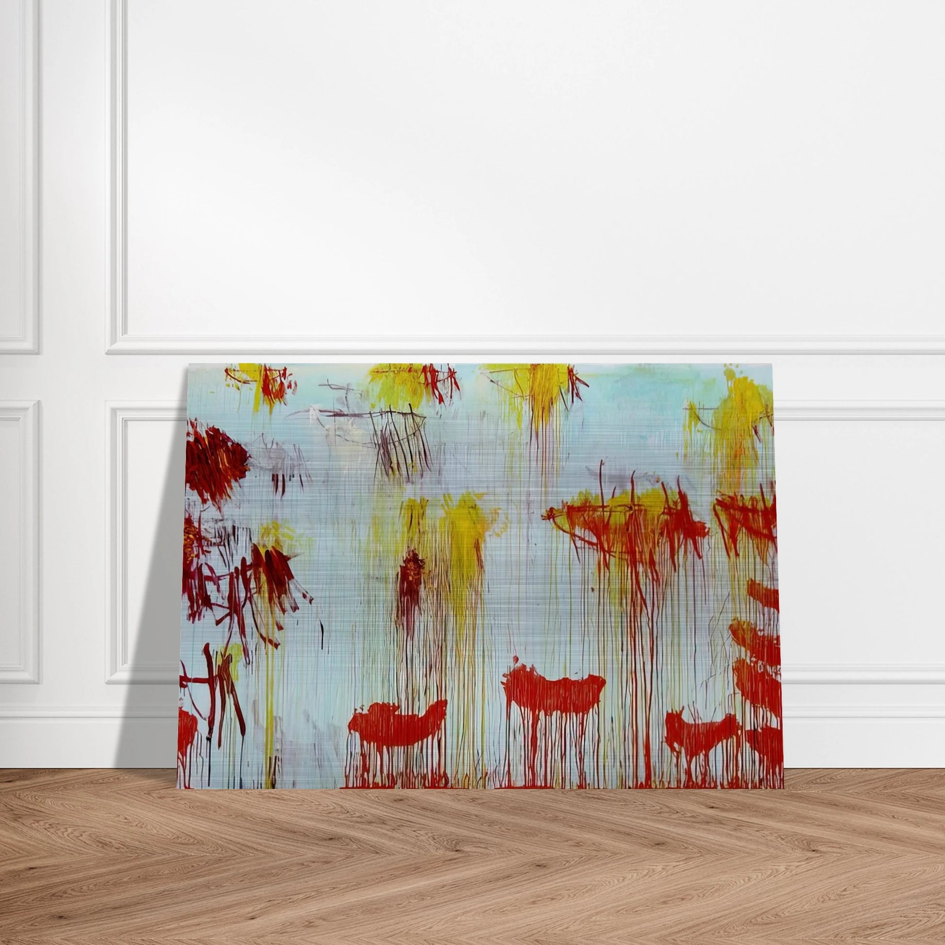 Lepanto, Part XI - Cy Twombly Brushed Aluminum Print - 70x100 cm / 28x40 inches | Cy Twombly Aluminum Print | Cy Twombly Prints