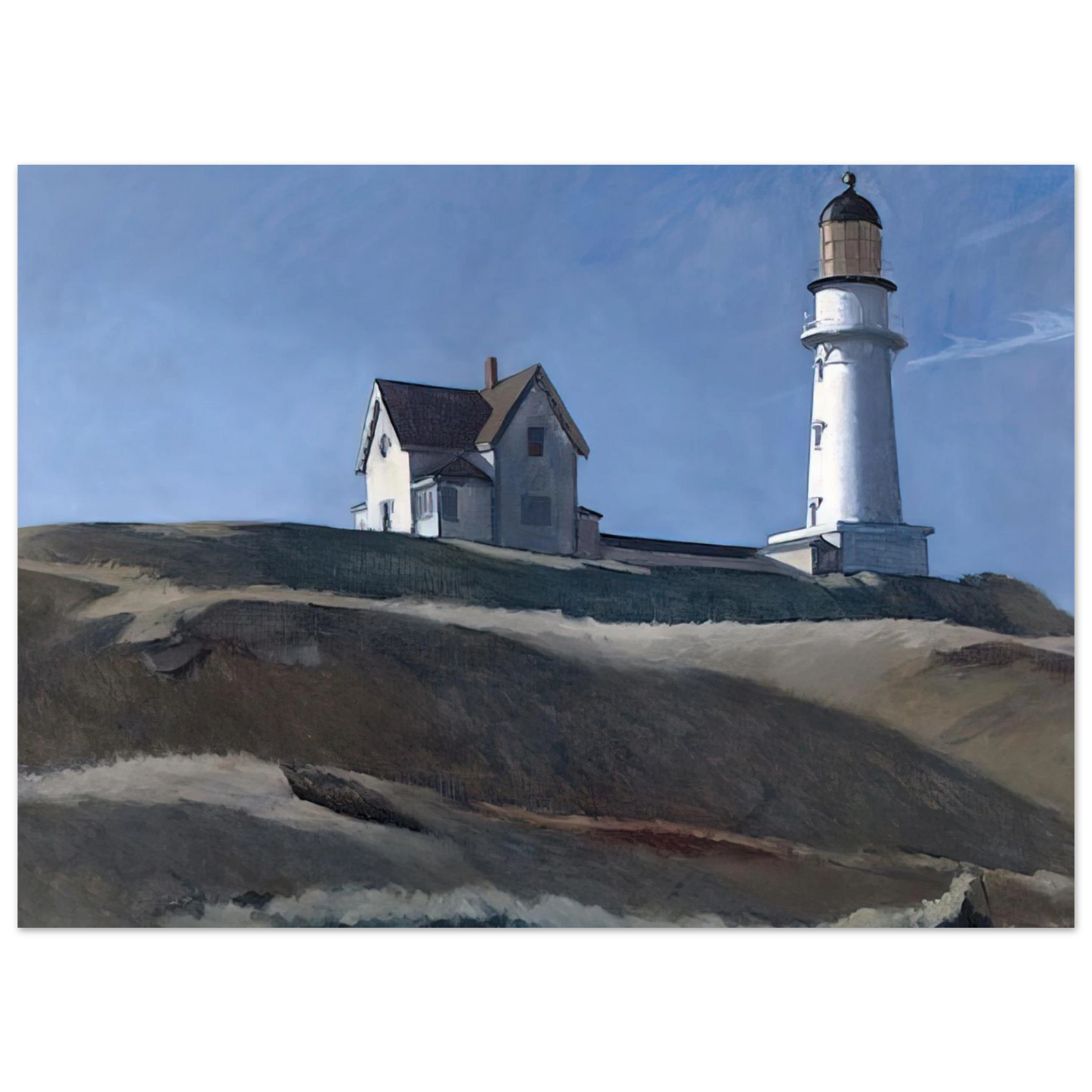 Edward Hopper - Lighthouse HIll Fine Art Poster