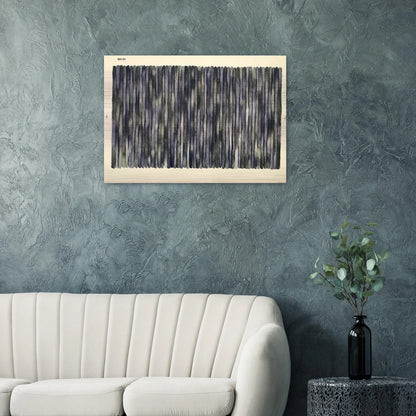 Adam's Rib - 1980 - Gene Davis Brushed Aluminum Print - 70x100 cm / 28x40 inches | Gene Davis Aluminum Print | Gene Davis Prints