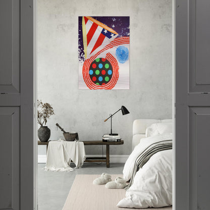 A Free for All - James Rosenquist Brushed Aluminum Print - 70x100 cm / 28x40 inches | James Rosenquist Aluminum Print | James Rosenquist Prints