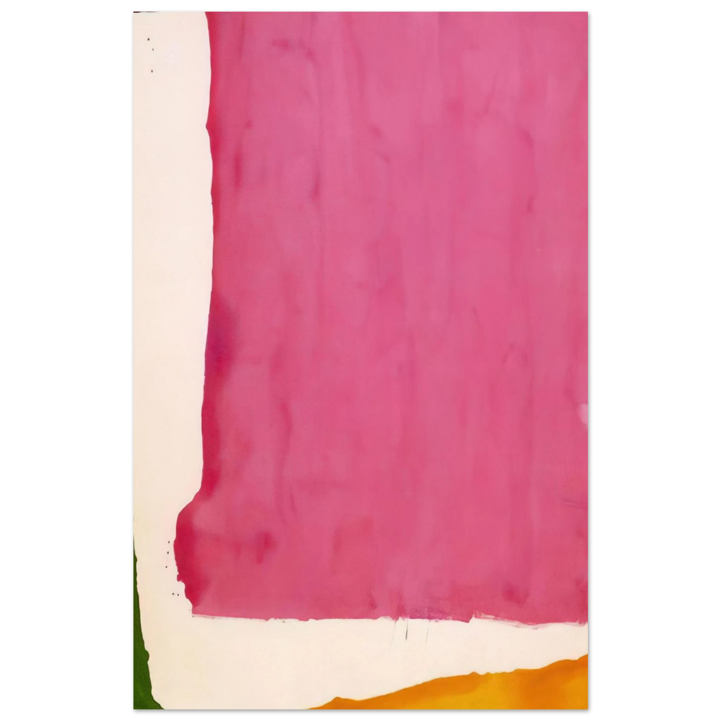 Helen Frankenthaler - Mauve District - 1966 Wall art - 50x70 cm / 20x28 inches - Premium Wooden Framed Poster With Fine Art Paper-canvas - Wood frame