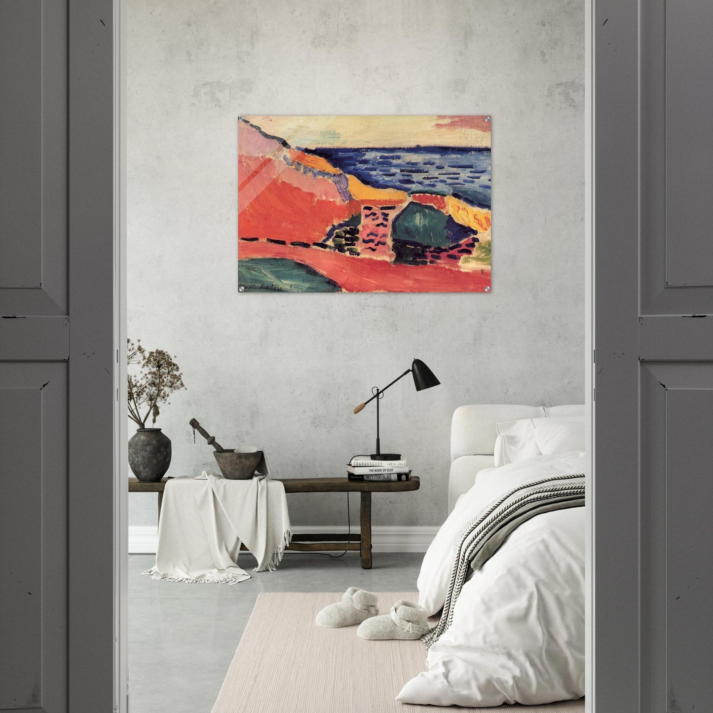 LA MOULADE COLLIOURE IN THE SUMMER 1905 - Henri Matisse Acrylic Print - 70x100 cm / 28x40″ inches