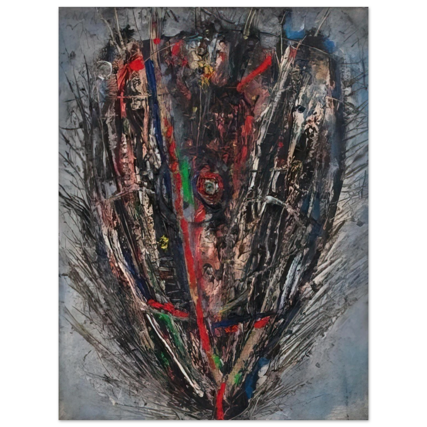 Wols - La flamme - 1947  75x100 cm / 30x40inches Fine Art Poster