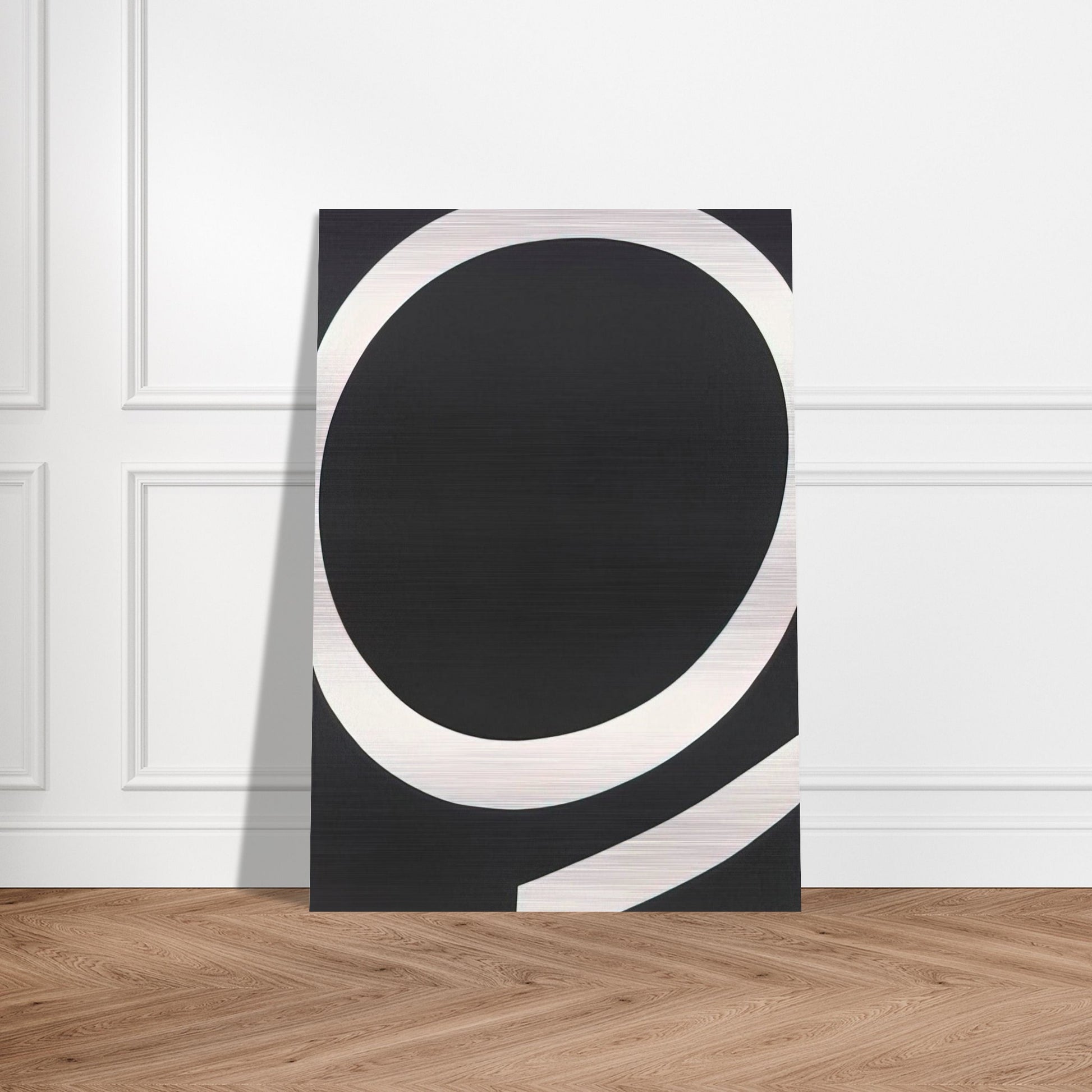 Running White - Ellsworth Kelly Brushed Aluminum Print - 70x100 cm / 28x40 inches | Ellsworth Kelly Aluminum Print | Ellsworth Kelly Prints