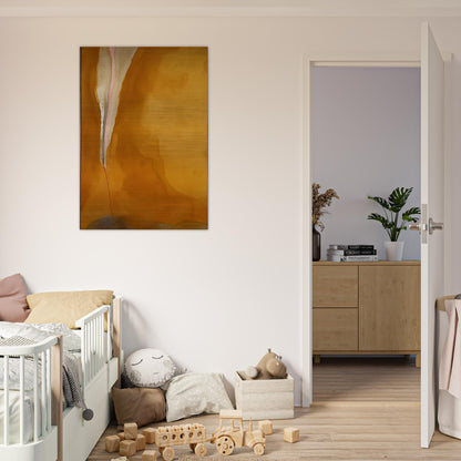 Coral Wedge - 1972 - Helen Frankenthaler Brushed Aluminum Print - 70x100 cm / 28x40 inches | Helen Frankenthaler Aluminum Print | Helen Frankenthaler Prints