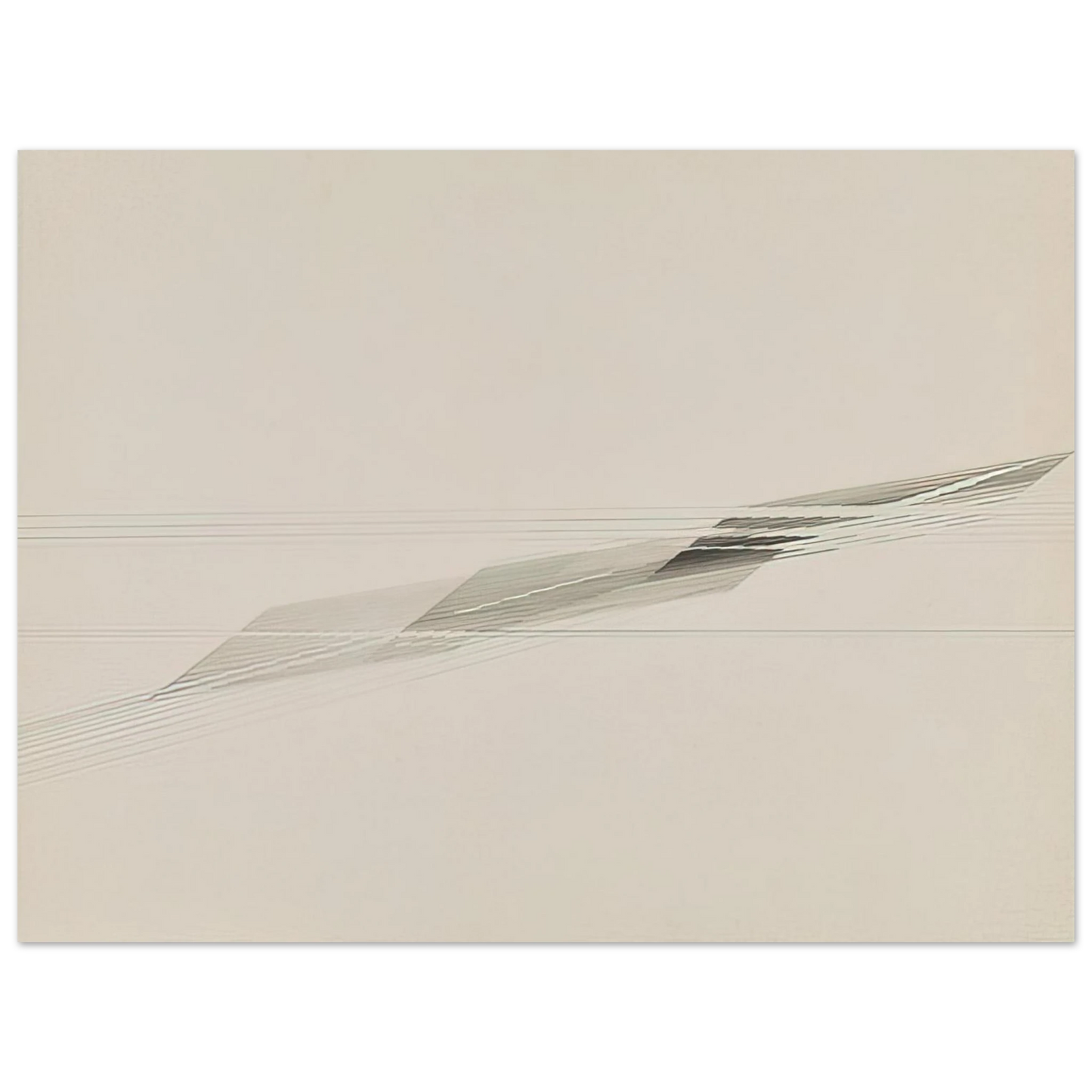 Nasreen Mohamedi - Untitled - Minimalism  75x100 cm / 30x40inches Fine Art Poster