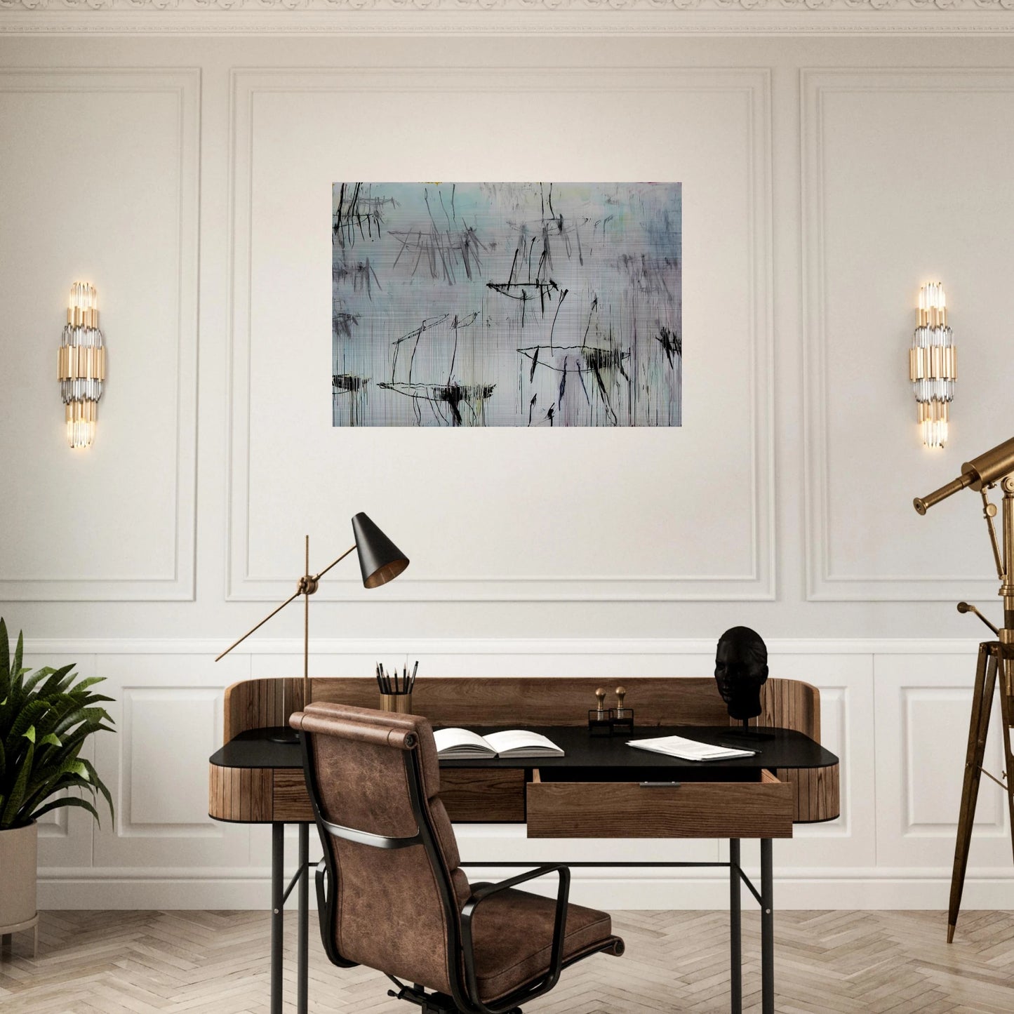 Lepanto, Part V - Cy Twombly Brushed Aluminum Print - 70x100 cm / 28x40 inches | Cy Twombly Aluminum Print | Cy Twombly Prints