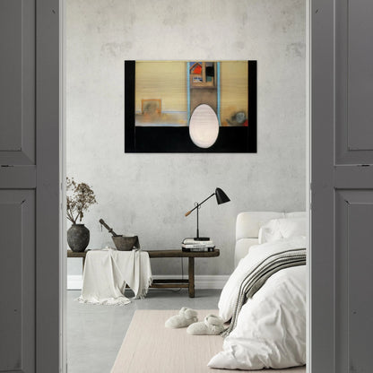 The House - Feminist Art - Miriam Schapiro Brushed Aluminum Print - 70x100 cm / 28x40 inches | Miriam Schapiro Aluminum Print | Miriam Schapiro Prints