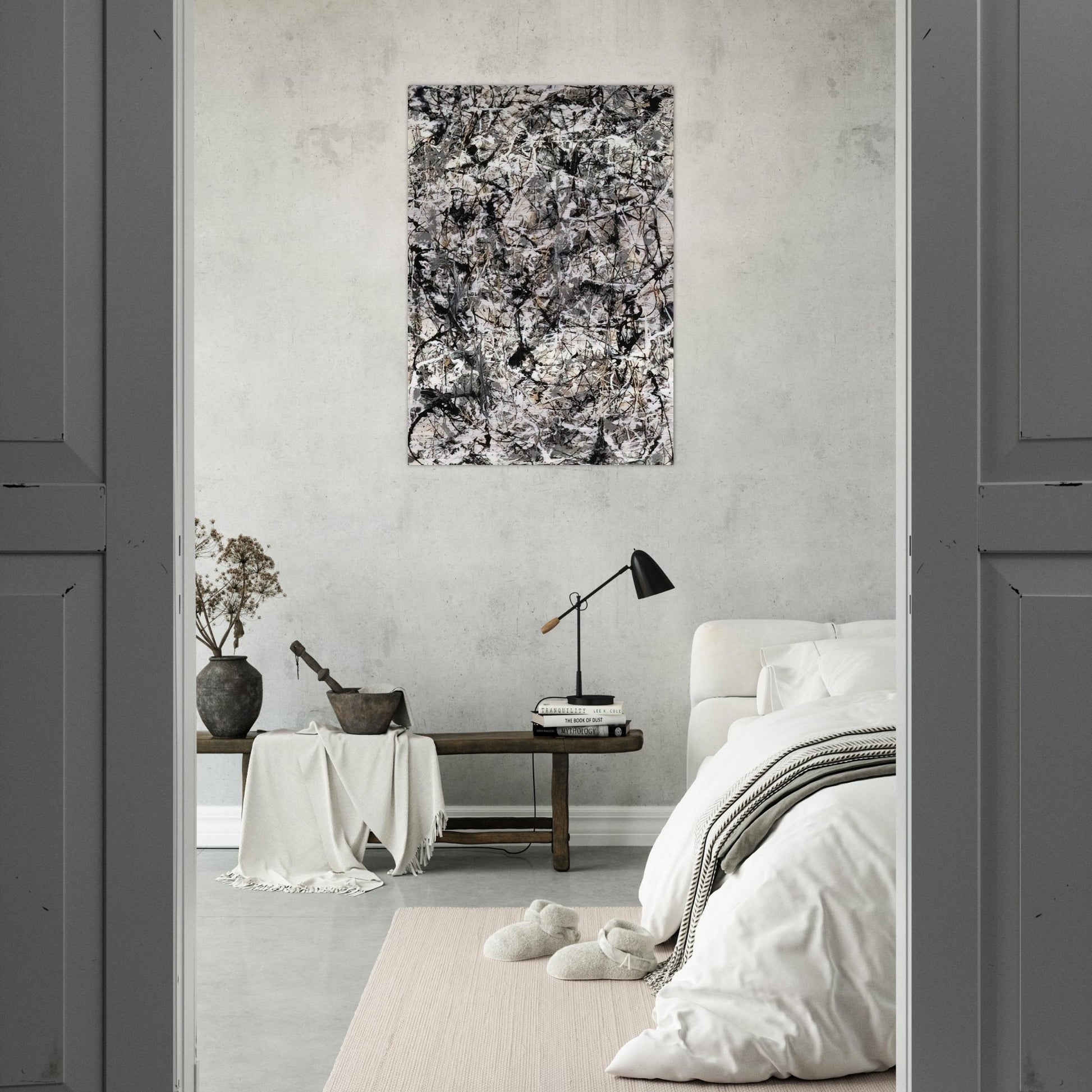 CATHEDRAL 1947 - Jackson Pollock Brushed Aluminum Print - 70x100 cm / 28x40 inches | Jackson Pollock Aluminum Print | Jackson Pollock Prints