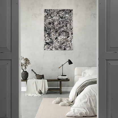 CATHEDRAL 1947 - Jackson Pollock Brushed Aluminum Print - 70x100 cm / 28x40 inches | Jackson Pollock Aluminum Print | Jackson Pollock Prints