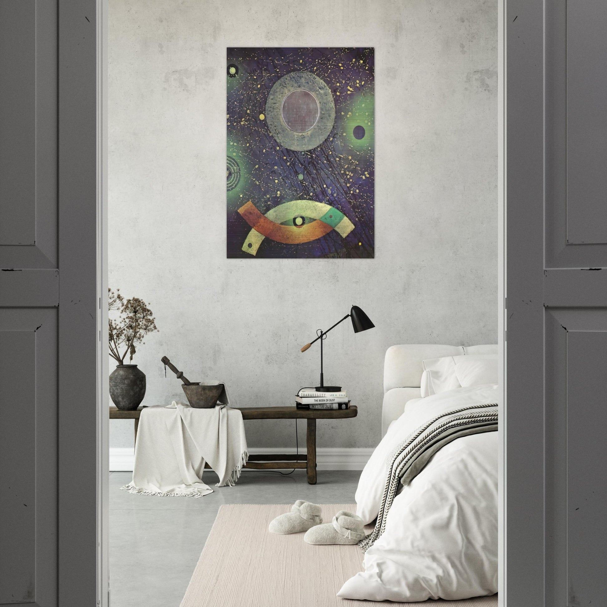 La Dernière Forêt - Max Ernst Brushed Aluminum Print - 70x100 cm / 28x40 inches | Max Ernst Aluminum Print | Max Ernst Prints