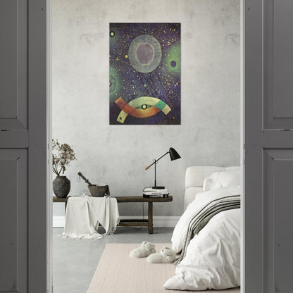La Dernière Forêt - Max Ernst Brushed Aluminum Print - 70x100 cm / 28x40 inches | Max Ernst Aluminum Print | Max Ernst Prints