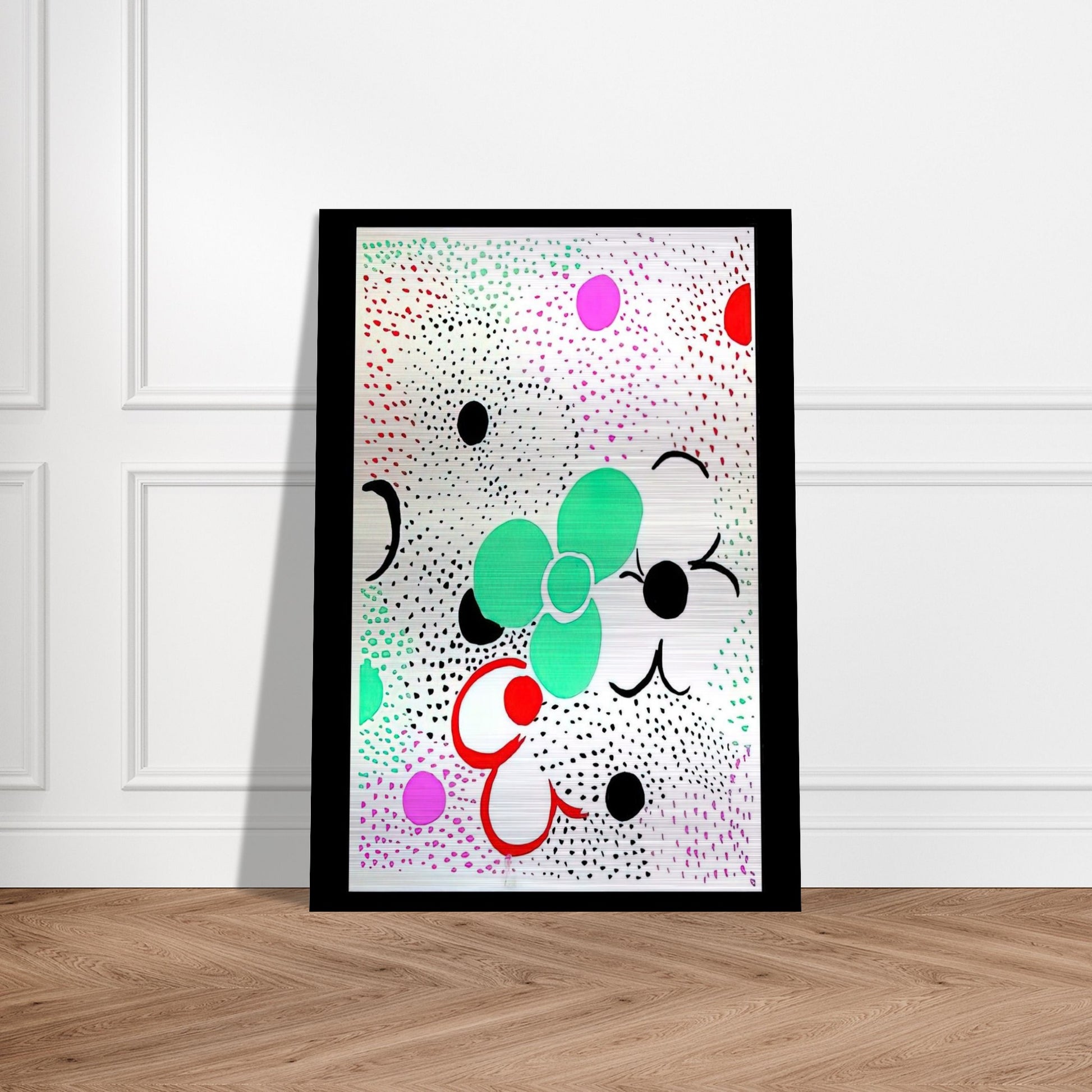 COMPOSITION - Sonia Delaunay Brushed Aluminum Print - 70x100 cm / 28x40 inches | Sonia Delaunay Aluminum Print | Sonia Delaunay Prints