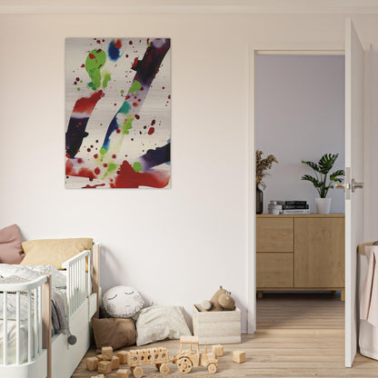 Hello - Sam Francis Brushed Aluminum Print - 70x100 cm / 28x40 inches | Sam Francis Aluminum Print | Sam Francis Prints