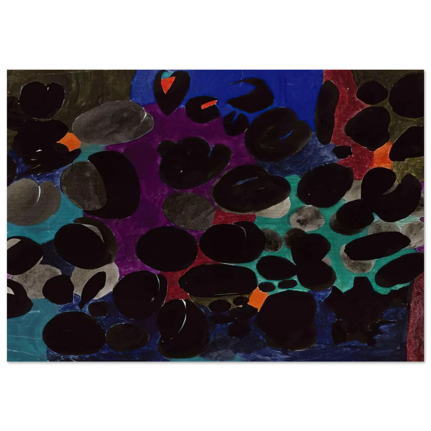 Plumen - Abstract Art - Johannes Itten Brushed Aluminum Print - 70x100 cm / 28x40 inches | Johannes Itten Aluminum Print | Johannes Itten Prints