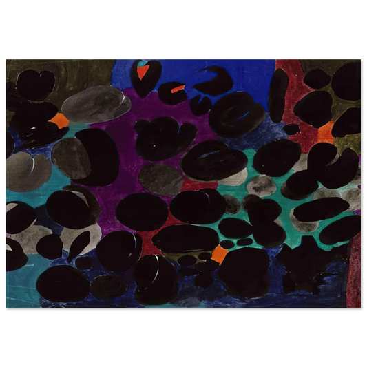 Plumen - Abstract Art - Johannes Itten Brushed Aluminum Print - 70x100 cm / 28x40 inches | Johannes Itten Aluminum Print | Johannes Itten Prints