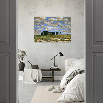 Harney Desert Landscape - Childe Hassam Brushed Aluminum Print - 70x100 cm / 28x40 inches | Childe Hassam Aluminum Print | Childe Hassam Prints