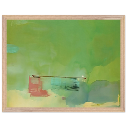 Helen Frankenthaler - Springscape - 1975 Wall art - 70x100 cm / 28x40 inches - Fine Art Poster-canvas - -